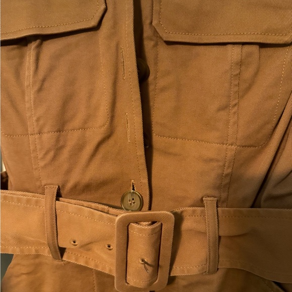 And Other Stories Denim Belted Utility Mini Dress. Size 8 - Picture 5 of 10